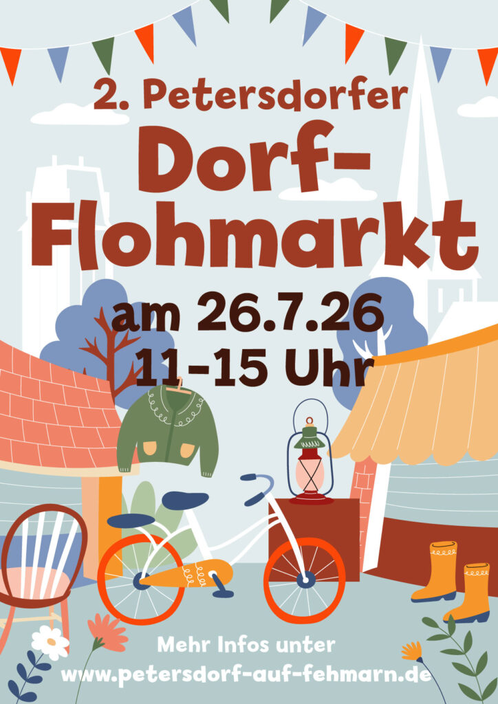 Rundgang durch Petersdorf auf Fehmarn - Folder Seite 1 / Auflage 1